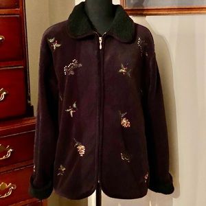 Jennifer Moore fleece jacket size M